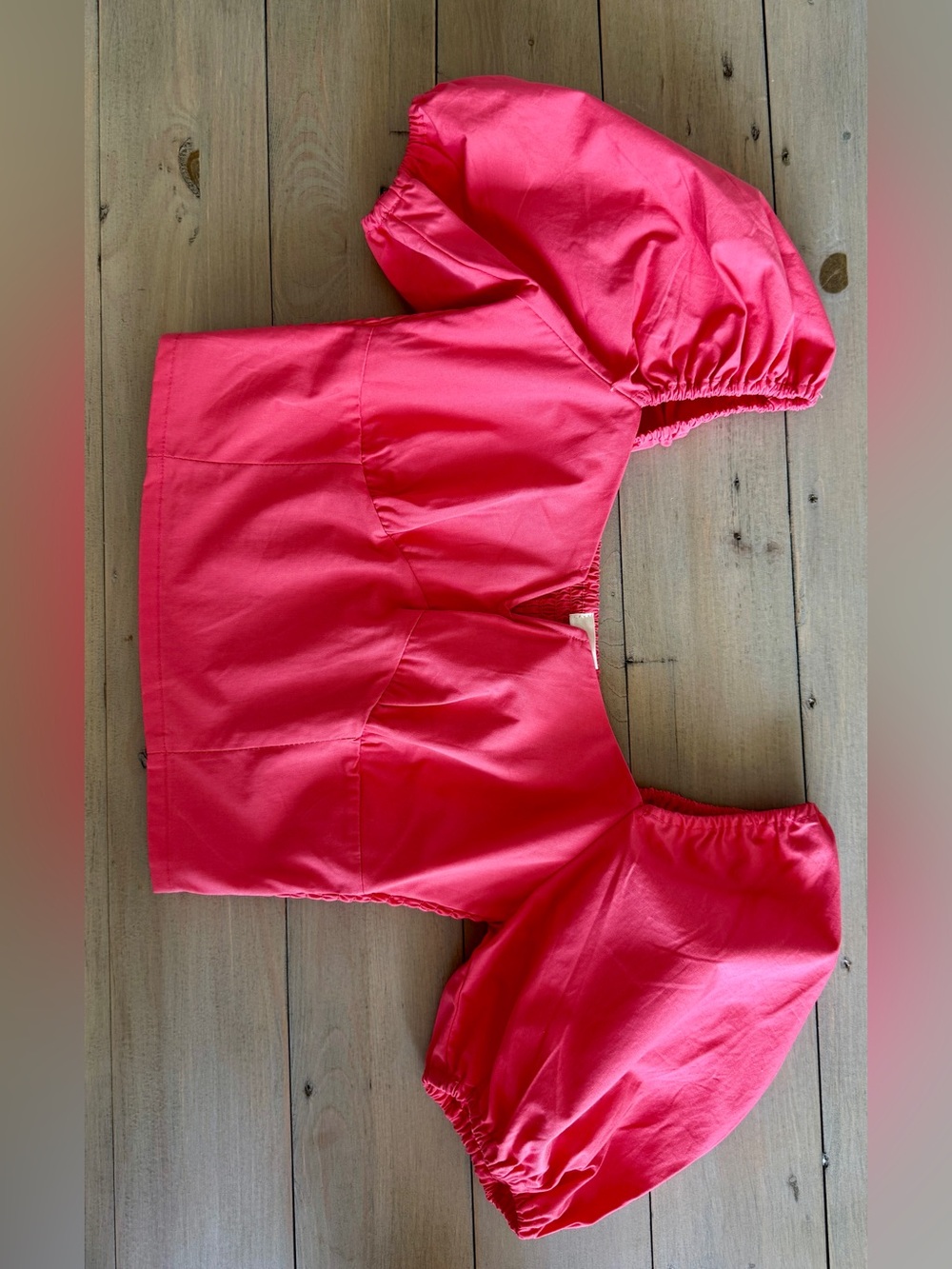 tgla Pink Cropped Blouse Womens Size Small